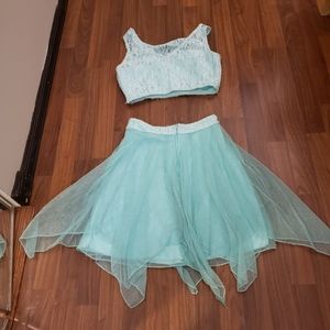 2 pc party dress